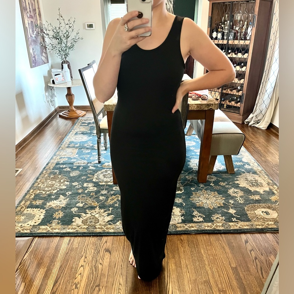 Black form fitting bumpsuit size S